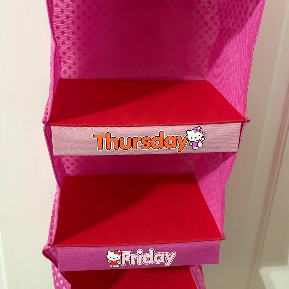 Hello Kitty Pink Hanging Organizer -free gift with purchase - Picture 5 of 7
